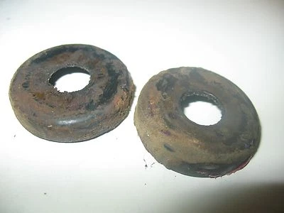 GOOD SWINGARM COVERS CAPS 1986 HONDA XR600R XR Xl 600 86 XR600 - Image 1 of 2