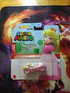 2022 Hot Wheels Super Mario Series Character Cars PRINCESS PEACH HTF, Rare - Picture 1 of 4