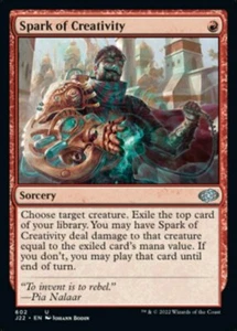 MTG-4x-Near Mint, English-Spark of Creativity-Jumpstart 2022 - Picture 1 of 1