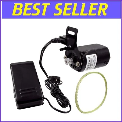 Heavy-Duty Sewing Machine Motor with L-Bracket & Foot Pedal - Ideal for Home Use - Image 1 of 4