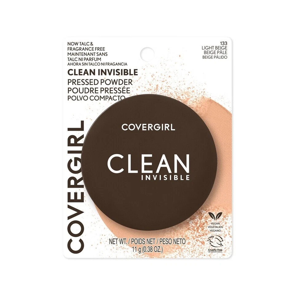 Covergirl Clean Invisible Pressed Powder, 133 Light Beige - Image 1 of 1