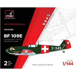 Armory Models AR14306 Escala 1:144 Messerschmitt Bf 109E Ases Servicio Exterior Pt1 - Imagen 1 de 24