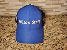 Wilson Staff Golf Hat Adult Adjustable Cap One size Fits All Strapback Navy Blue