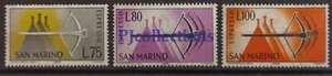 292- SAN MARINO 1966 ESPRESSI - EXPRESS FULL SET 3 BRIEFMARKEN POSTFRISCH - Bild 1 von 1