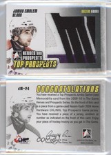 2009-10 ITG Heroes and Prospects Top Jumbo Emblem Black /6 Nazem Kadri #JM-24