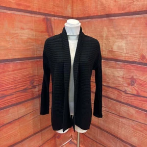 NWT APT 9 BLACK KNIT OPEN CARDIGAN SIZE SMALL TCC - Picture 1 of 8