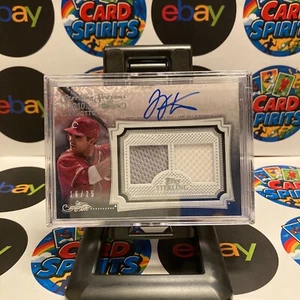 2010 Topps Sterling Joey Votto 16/25 Dual Patch Card Auto Cincinnati Reds MKB - Picture 1 of 1