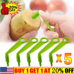 5X Spiral Slicer Portable Potato Carrot Kitchen Vegetable Fruit Cutter Home Tool - Picture 1 of 17