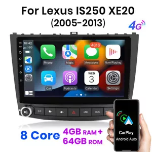 For Lexus IS250 XE20 2005-2013 CarPlay Android Auto Car Stereo Radio GPS - Picture 1 of 12