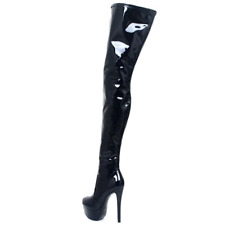 Women High Boots Sexy High Heel Platform Boots Pointed Toe Over-the-Knee Shoes