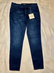 New! DL1961 FARROW HIGH RISE SKINNY INSTASCULPT Jeans Dark Blue Sz 31 MSRP $188 - Picture 1 of 5