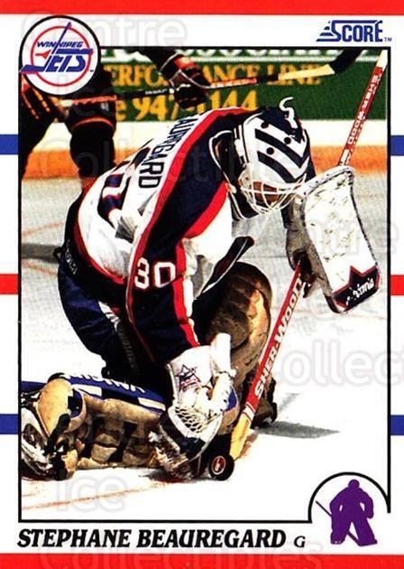 1990-91 Score USA #282 Stephane Beauregard - Image 1 of 1