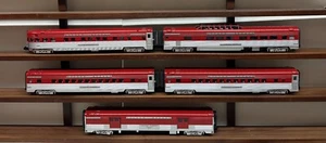 MTH 20-6512 Rock Island 5-Car Passenger 70’ ABS Ribbed Set 3 Rail O LN - Bild 1 von 12