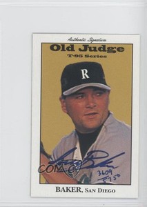 1995 Signature Rookies Old Judge T-95 Minis Auto /5750 Jared Baker #3 Auto