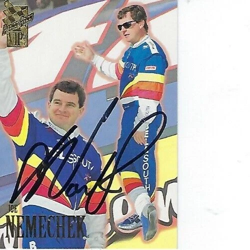 JOE NEMECHEK SIGNED 1997 PRESS PASS VIP RACING #18 - NASCAR - Image 1 of 1