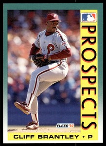 1992 Fleer Cliff Brantley Rookie Philadelphia Phillies #662
