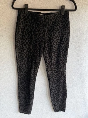 Pantalones Nanette Lepore para mujer pequeños negros de terciopelo Burnout Whimsigoth Grunge oscuros Foto 1 de 4