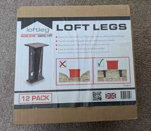 Confezione 12 Distanziali Isolanti Loftlegs, Gamba Imbarco Rialzata 175mm - Nuovi - Foto 1 di 2