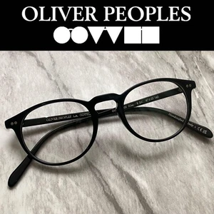 OLIVER PEOPLES Riley-R BK Eyeglasses 47□20-145 New with Case - Picture 1 of 12