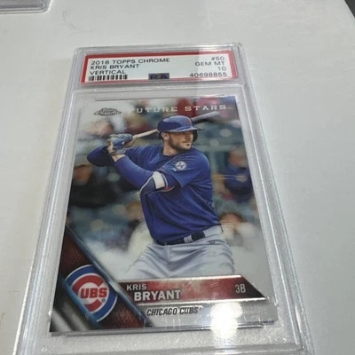 2016 Topps Chrome - Future Stars Kris Bryant #50 Vertical, Batting - Image 1 of 2