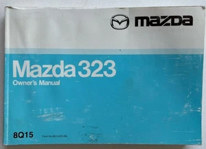 Mazda 323 Owner's Manual - 8Q15 Japan May 2000 - Bild 1 von 4