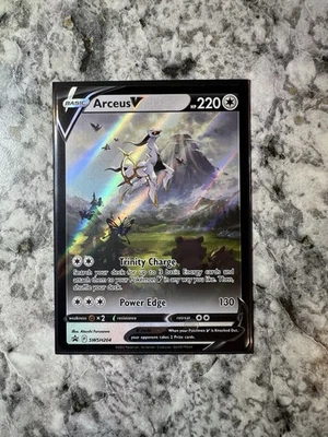 Arceus V SWSH204 SWSH: Sword & Shield Promo Pokemon Card Holo Full Art NM - Image 1 of 4
