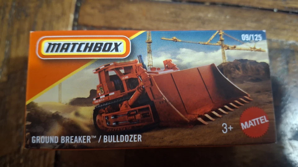 Matchbox 2026 Power Grabs NATIONAL PARKS FIRE DEPT 2007 GROUND BREAKER BULLDOZER - image 1 of 1
