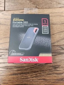 SanDisk 1TB Extreme Portable SSD External SSD - Brand New - Photo 1/7