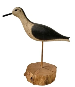 Vintage Byron E. Bruffee Decoy Shorebird Middleboro, MA - Bild 1 von 5