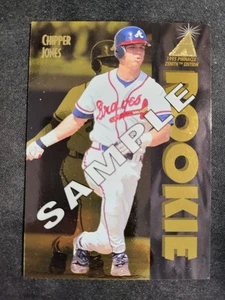 1995 Zenith Chipper Jones RC SAMPLE card #111 Braves - Picture 1 of 2