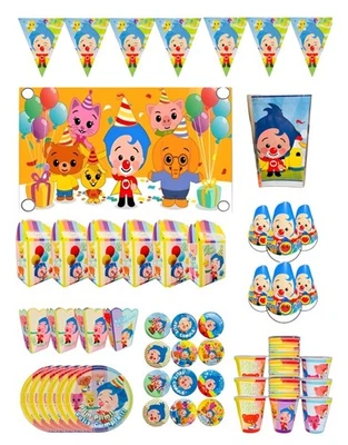 Kit Fiesta Completo Pines Gorro Plim 50 Invitados 303pz  / Party Supplies - Image 1 of 4