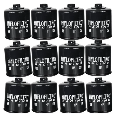 Filtro de aceite HF138RC Race - negro - paquete de 12 Foto 1 de 4