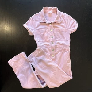 Abercrombie Kids Pink Jumpsuit Size 5/6 Girls One-Piece Outfit - Picture 1 of 14