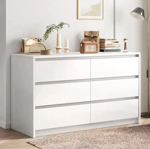 Modern Design Chest of Drawers 6 Drawers, Bedroom, Living Room, Storage Space - Picture 1 of 4