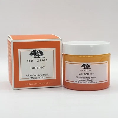 ORIGINS GinZing Glow-Boosting Mask  Full Size 2.5 oz / 75mL New in Box - Image 1 of 4