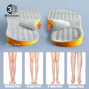 Nuovo Supporto per Arco Plantare Piede Piatto Solette Ortopediche per Scarpe Don - Imagen 1 de 15