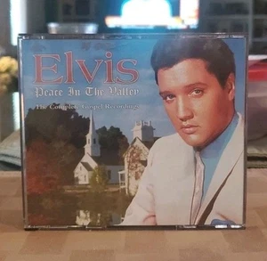 Elvis Presley Peace In The Valley The Complete Gospel Recordings 3 CD Set +Bonus - Foto 1 di 9