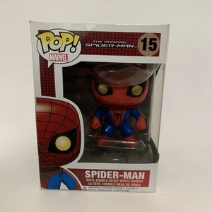 Funko POP! Figura de vinilo Marvel Amazing Spider-Man Spider-Man #15 caja dañada - Imagen 1 de 4