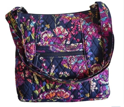 Vera Bradley HIPSTER CROSSBODY BAG in Midnight Wildflowers ~ BRAND NEW! - Image 1 of 4