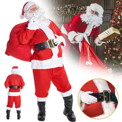 MARKENLOS Weihnachtsmann Kostüm XL Weihnachtsmannkostüm Nikolauskostüm Weihnachtskostüme