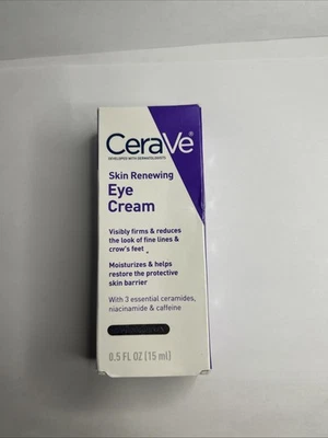 Crema de ojos antienvejecimiento Cerave para arrugas con cafeína y ácido hialurónico Foto 1 de 3