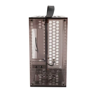 23x20.5x12cm Miniature ITX PC Case Clear Arcylic PC Case Portable DIY Desktop FG - Afbeelding 1 van 32