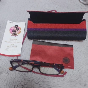 Gafas de colaboración Touken Ranbu JINS gafas grandes kurikara - Imagen 1 de 1