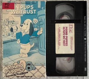 Pound Puppies In Pups We Trust VHS FHE Hanna Barbera 1988 Color 45 Mins - Picture 1 of 2