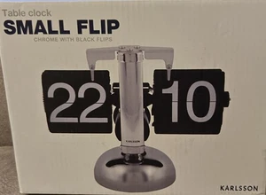 Karlsson Small Flip Table Clock 21x16.5x9.5cm - Picture 1 of 11