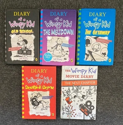 Diary Of A Wimpy Kid Hardcover Book Bundle X 5 Jeff Kinney - Image 1 of 3