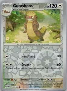 Gumshoos 177/197 | Obsidian Flames | Uncommon Reverse Holo | NM Pokémon Card - Picture 1 of 1