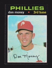 1971 TOPPS #49  Don Money  PHILADELPHIA PHILLIES  EX-MINT+   A