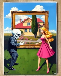 SIGNED 1/1 Art Print Surreal Pop Lowbrow Vaulted Fine Art CleverVision Art Lab - Picture 1 of 1