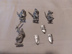 Warhammer Fantasy AOS 4X Bretonnian Grail Battle Pilgrim Metal OOP - Picture 1 of 1